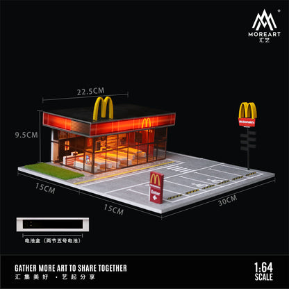 McDonnalds V1 Diorama - MoreART (BAJO PEDIDO)