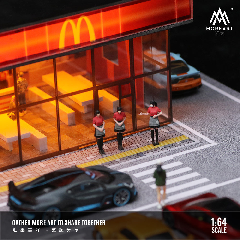 McDonnalds V1 Diorama - MoreART (BAJO PEDIDO)