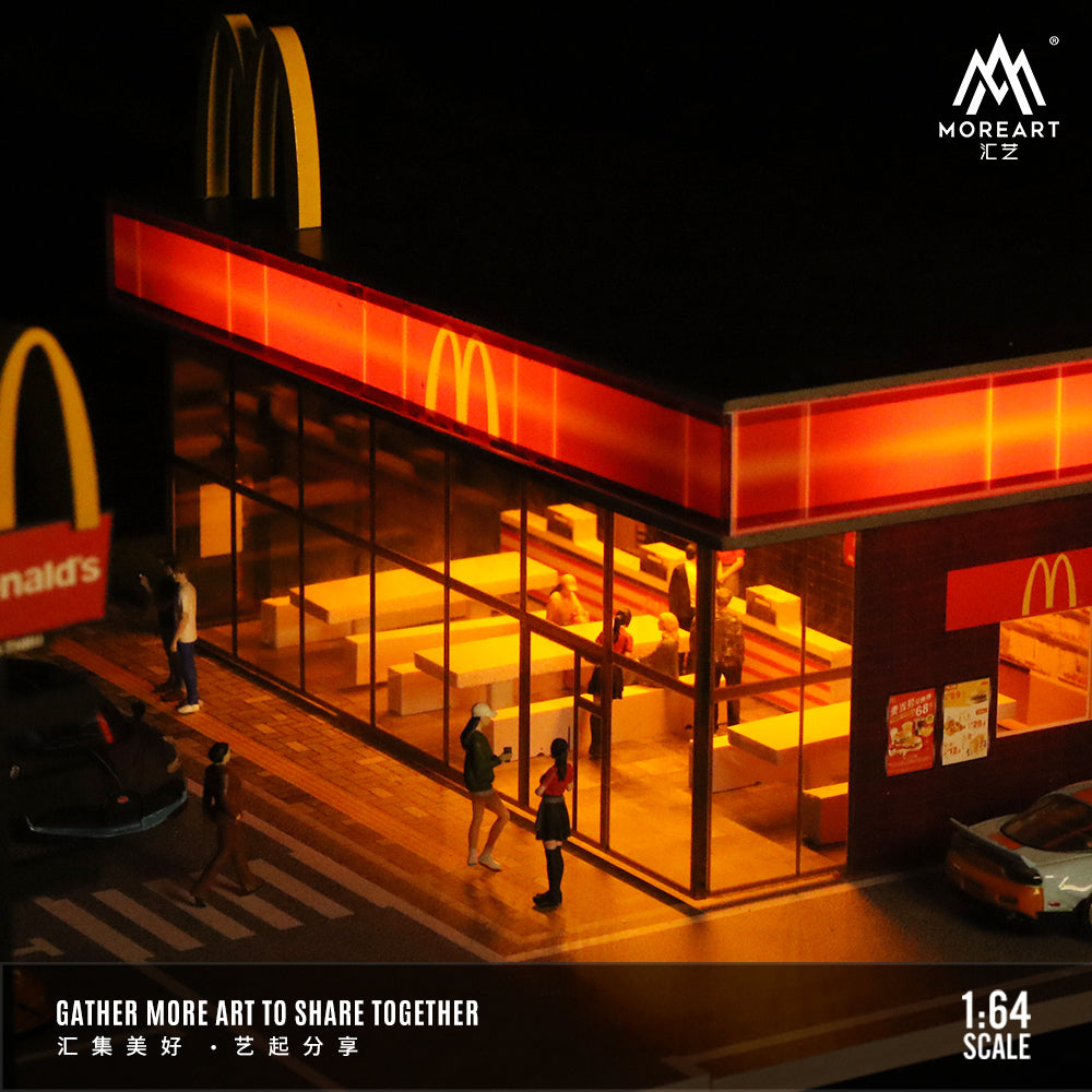 McDonnalds V1 Diorama - MoreART (BAJO PEDIDO)