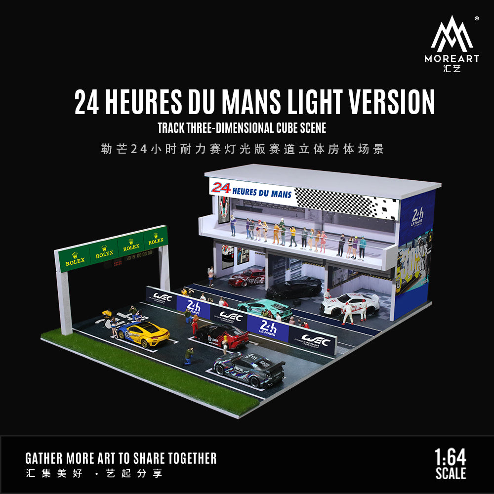 24 Horas Lemans Paddock Diorama - MoreART (BAJO PEDIDO)
