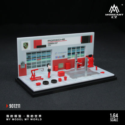 Taller Porsche Diorama - MoreART (BAJO PEDIDO)
