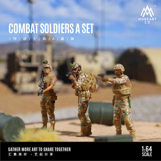 Set de 3 Figuras Soldados  - MoreART (BAJO PEDIDO)