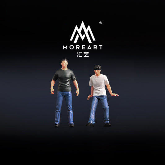 Figura Genérica 2 hombres - MoreART (BAJO PEDIDO)