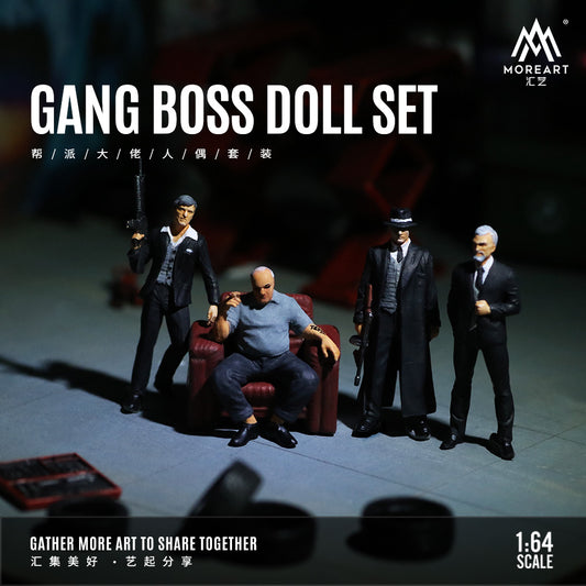Set de 4 Figuras Gang Boss - MoreART (BAJO PEDIDO)