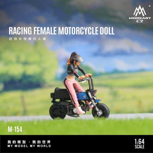 Moto Racing Female Figura - MoreART (BAJO PEDIDO)
