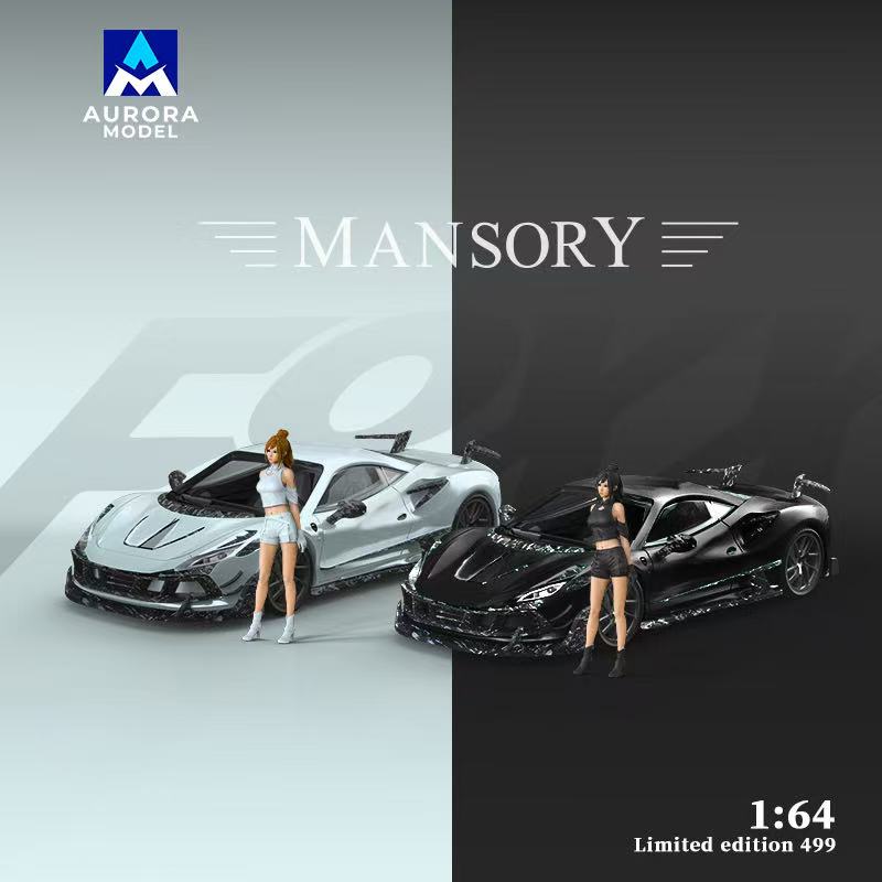Ferrari F8XX Grey Mansory - Aurora Model (POR PEDIDO)