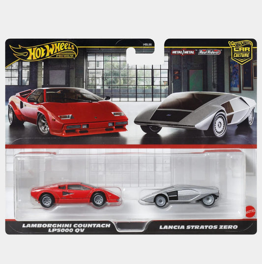 Lamborghini y Lancia Two Pack Hot Wheels
