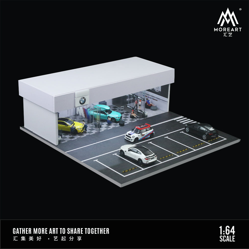 Taller BMW grande Diorama - MoreART (BAJO PEDIDO)