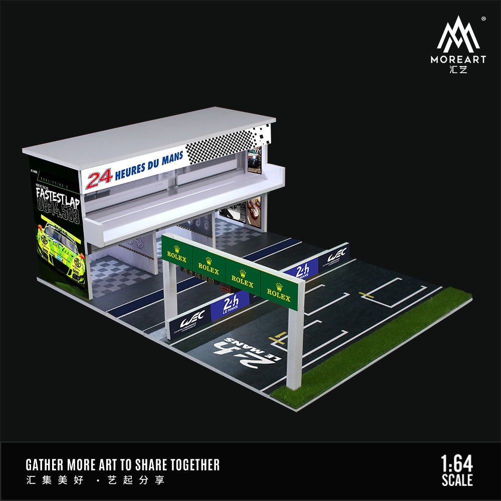 24 Horas Lemans Paddock Diorama - MoreART (BAJO PEDIDO)