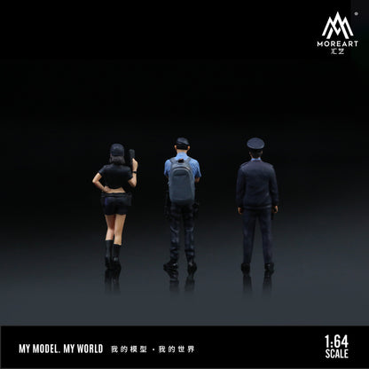 Set de 3 Figuras Policías v2 - MoreART (BAJO PEDIDO)