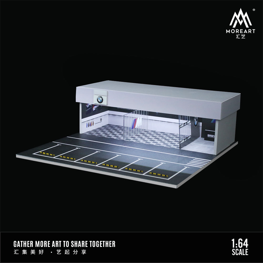 Taller BMW grande Diorama - MoreART (BAJO PEDIDO)