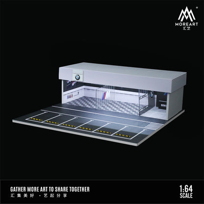 Taller BMW grande Diorama - MoreART (BAJO PEDIDO)