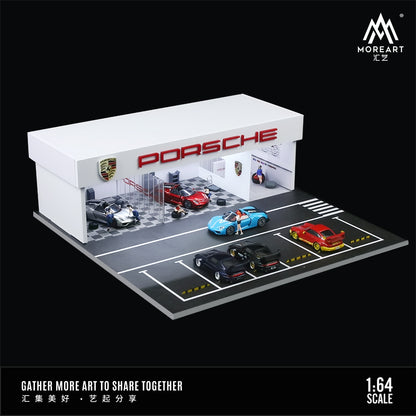 Taller Porsche grande Diorama - MoreART (BAJO PEDIDO)