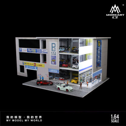 Parqueo Japones 3 niveles Diorama - MoreART (BAJO PEDIDO)