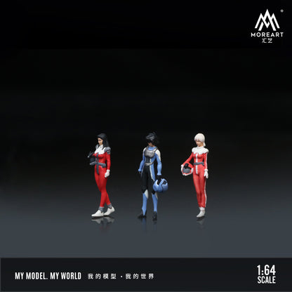 Set de 3 Figuras Mech Driver - MoreART (BAJO PEDIDO)