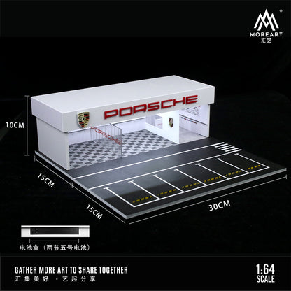 Taller Porsche grande Diorama - MoreART (BAJO PEDIDO)