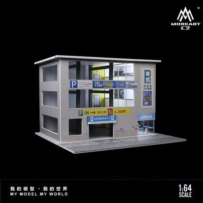 Parqueo Japones 3 niveles Diorama - MoreART (BAJO PEDIDO)