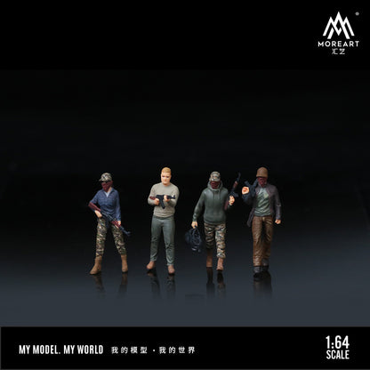 Set de 4 Figuras Armed - MoreART (BAJO PEDIDO)