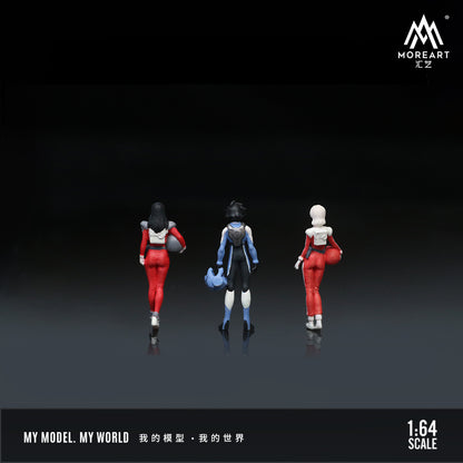 Set de 3 Figuras Mech Driver - MoreART (BAJO PEDIDO)