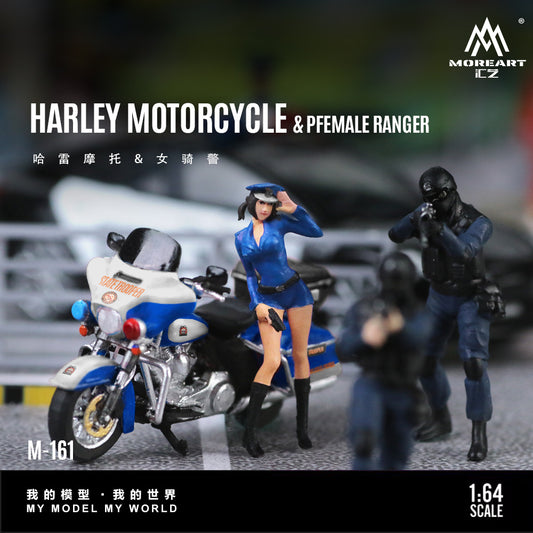 Moto Harley Davidson Police Figura - MoreART (BAJO PEDIDO)