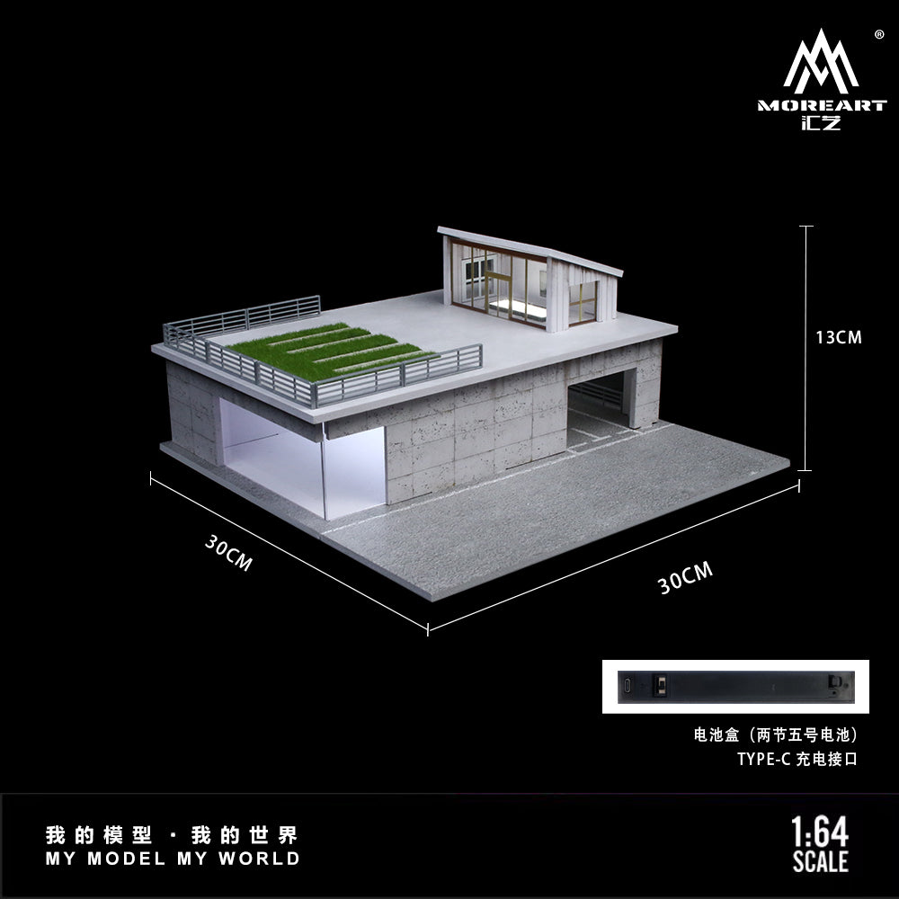 Parqueo 2 niveles Sunroom Diorama - MoreART (BAJO PEDIDO)