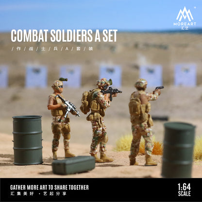 Set de 3 Figuras Soldados  - MoreART (BAJO PEDIDO)