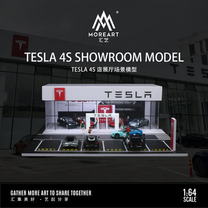 Concesionario Tesla Diorama - MoreART (BAJO PEDIDO)