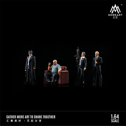 Set de 4 Figuras Gang Boss - MoreART (BAJO PEDIDO)