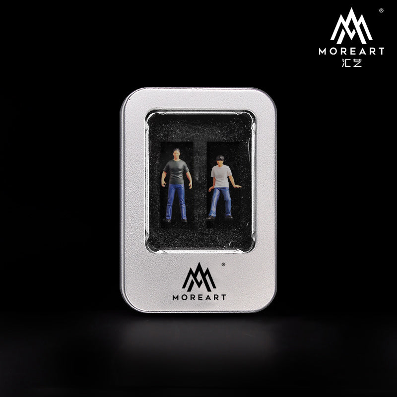 Figura Genérica 2 hombres - MoreART (BAJO PEDIDO)
