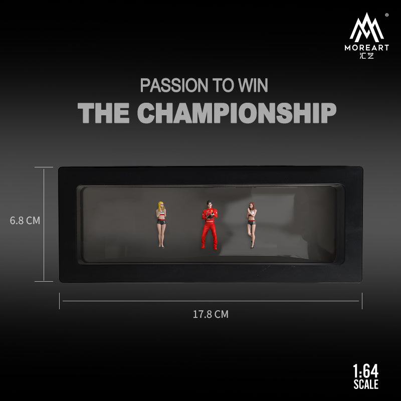 Set de 3 Figuras Recing champions - MoreART (BAJO PEDIDO)