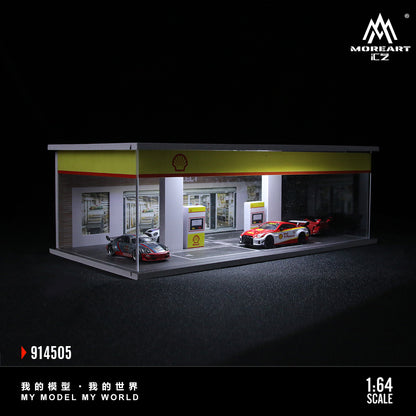 Gasolinera Shell Diorama - MoreART (BAJO PEDIDO)