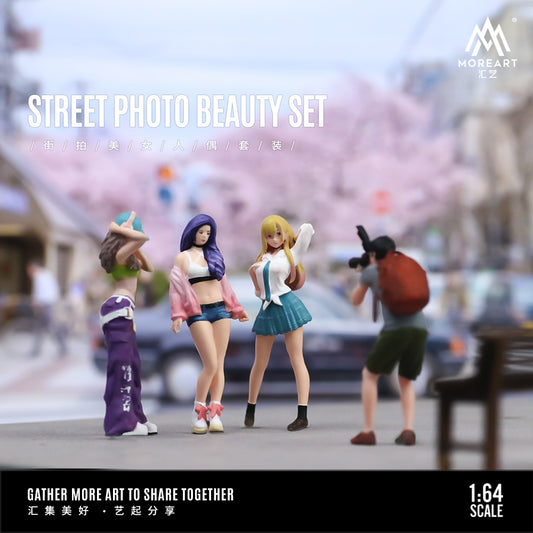 Set de 4 Figuras Girls photos  - MoreART (BAJO PEDIDO)