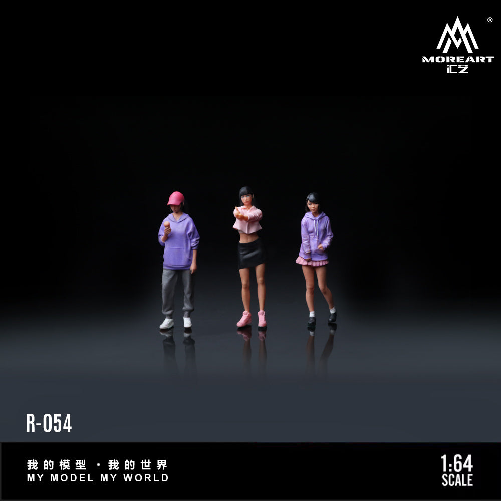 Set de 3 Figuras Playfull Girls - MoreART (BAJO PEDIDO)