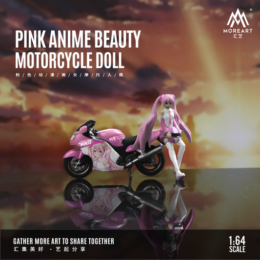 Moto Anime pink Figura  - MoreART (BAJO PEDIDO)