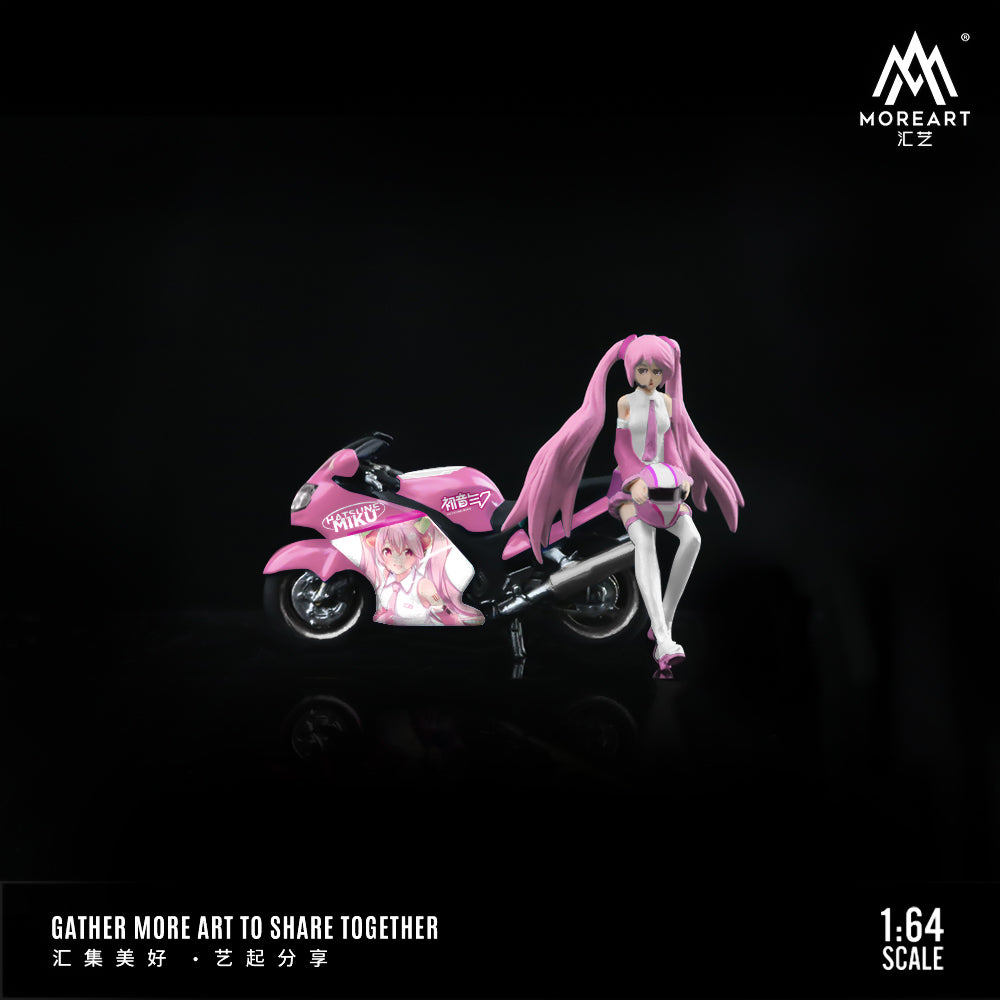 Moto Anime pink Figura  - MoreART (BAJO PEDIDO)