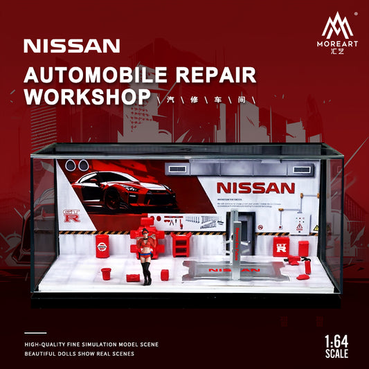Taller Nissan Diorama - MoreART (BAJO PEDIDO)