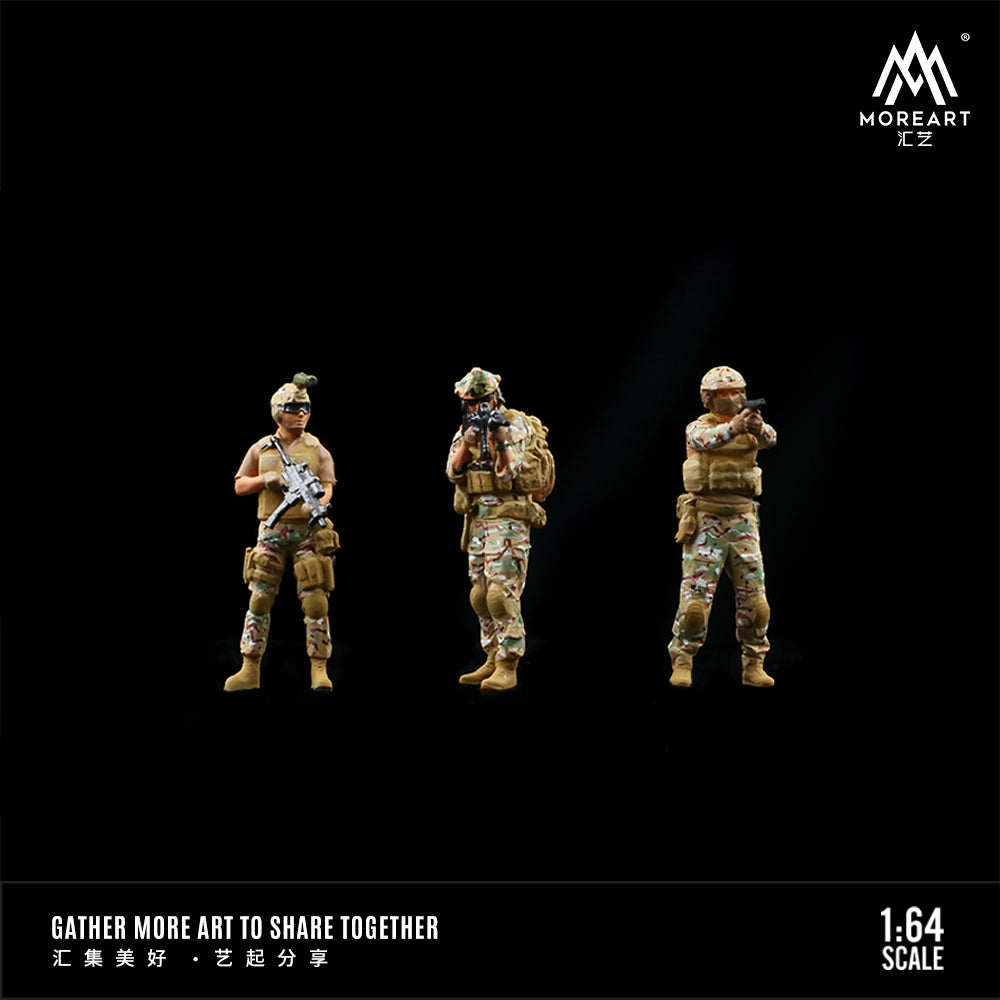 Set de 3 Figuras Soldados  - MoreART (BAJO PEDIDO)