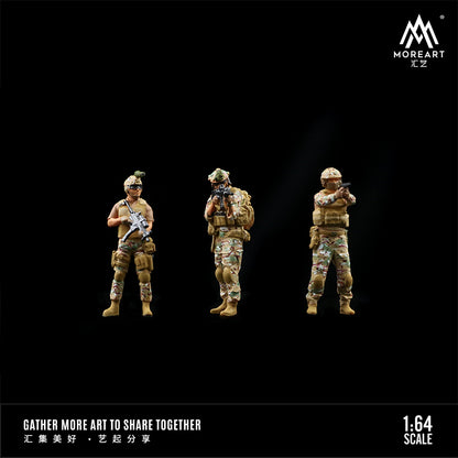 Set de 3 Figuras Soldados  - MoreART (BAJO PEDIDO)