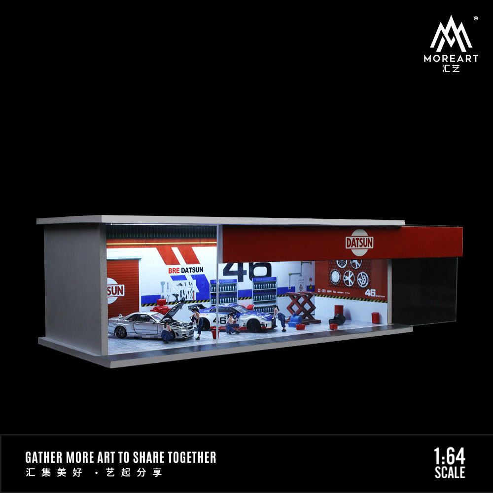 Parqueo Tallere Datsun y Lotus Diorama - MoreART (BAJO PEDIDO)