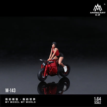 Moto Short Tailed Red Figura - MoreART (BAJO PEDIDO)
