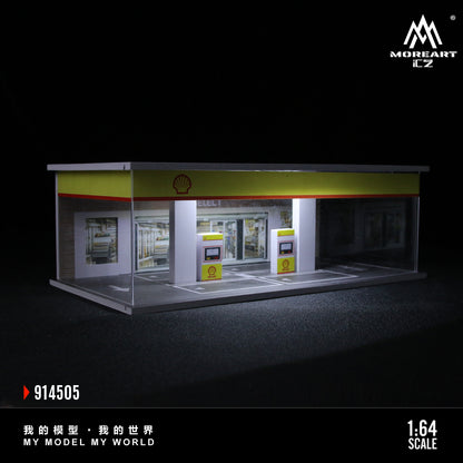 Gasolinera Shell Diorama - MoreART (BAJO PEDIDO)