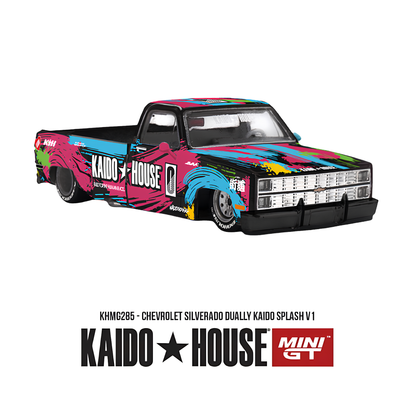 Chevrolet Silverado Dually Kaido Splash V1 - Mini GT x Kaido House (PRE ORDEN)