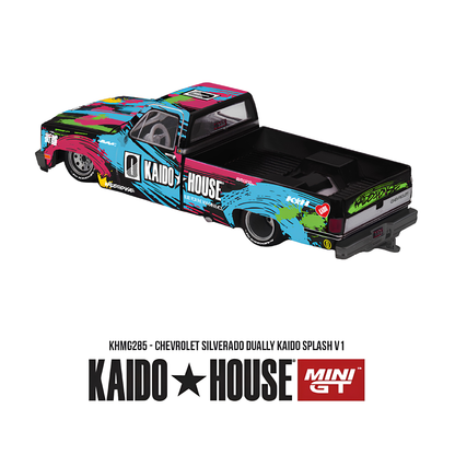 Chevrolet Silverado Dually Kaido Splash V1 - Mini GT x Kaido House (PRE ORDEN)