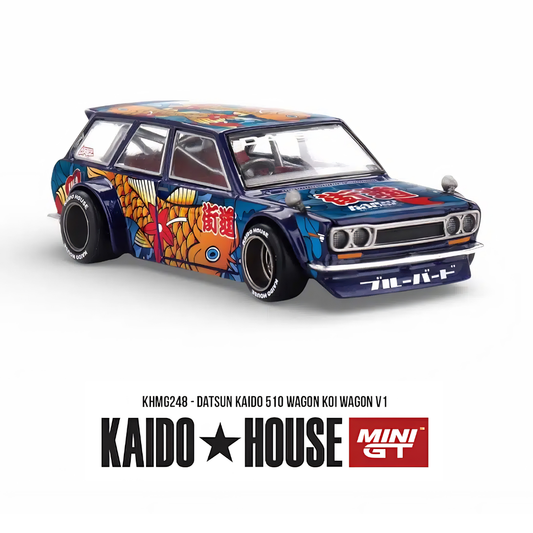 Datsun KAIDO 510 Wagon - Koi Wagon V1 - Mini GT x Kaido House (PRE ORDEN)