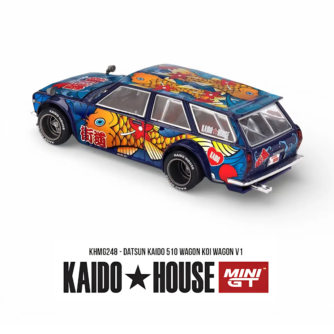 Datsun KAIDO 510 Wagon - Koi Wagon V1 - Mini GT x Kaido House (PRE ORDEN)