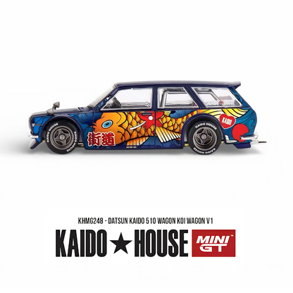 Datsun KAIDO 510 Wagon - Koi Wagon V1 - Mini GT x Kaido House (PRE ORDEN)