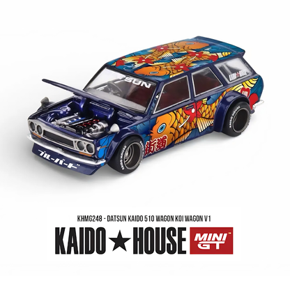 Datsun KAIDO 510 Wagon - Koi Wagon V1 - Mini GT x Kaido House (PRE ORDEN)