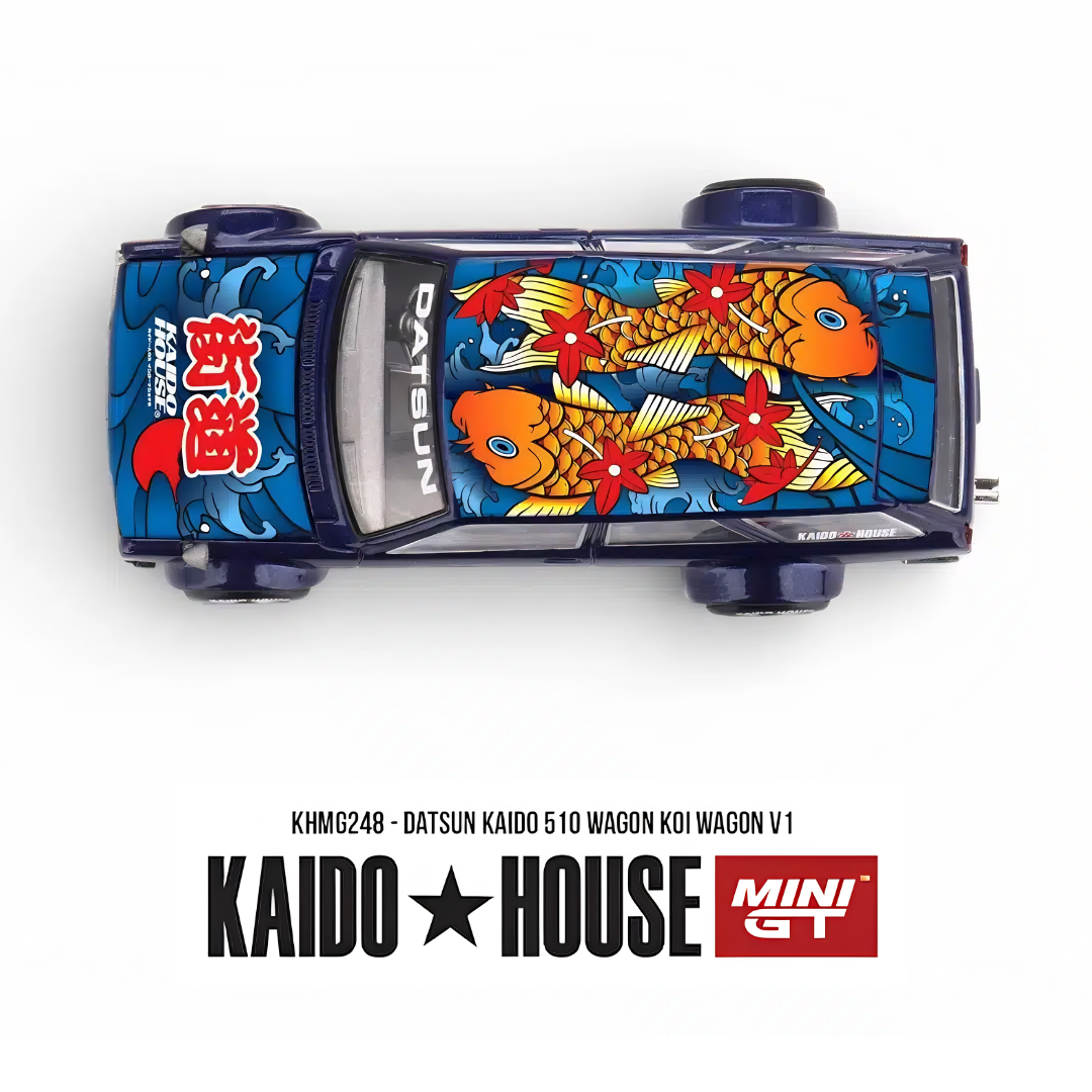 Datsun KAIDO 510 Wagon - Koi Wagon V1 - Mini GT x Kaido House (PRE ORDEN)