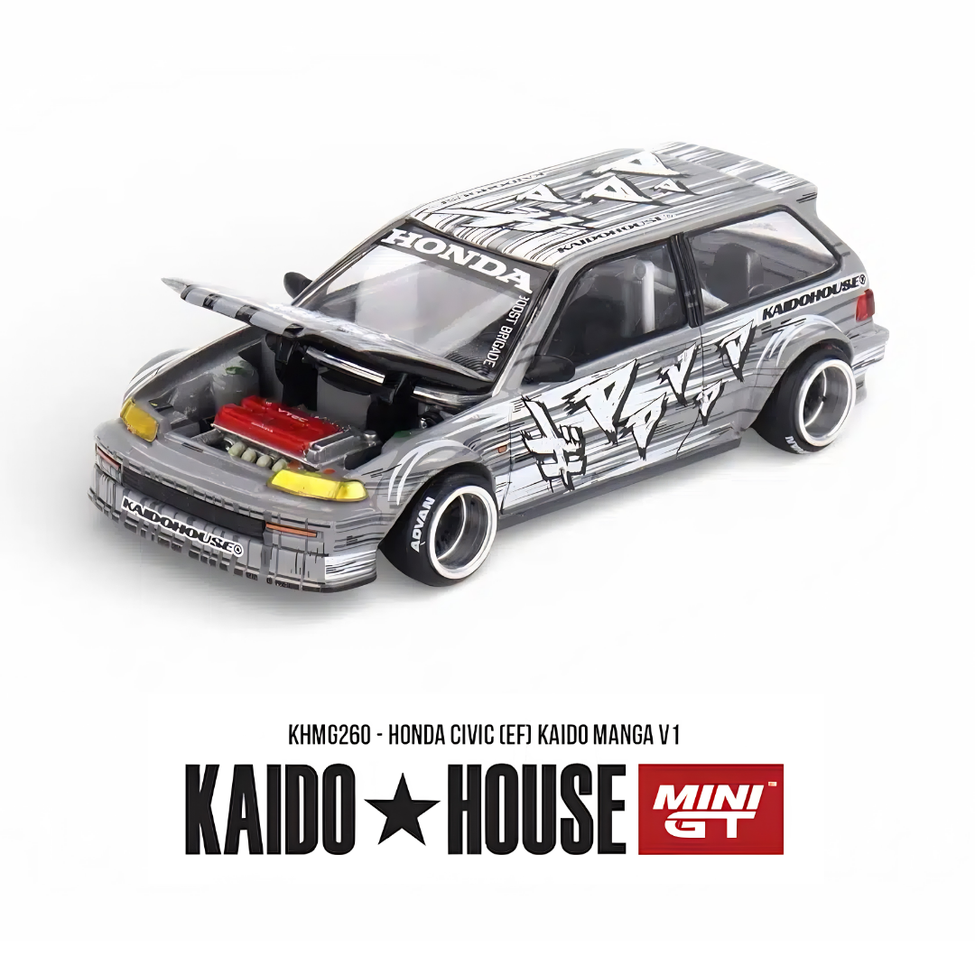 Honda Civic (EF) - Kaido Manga V1 - Mini GT x Kaido House (PRE ORDEN)