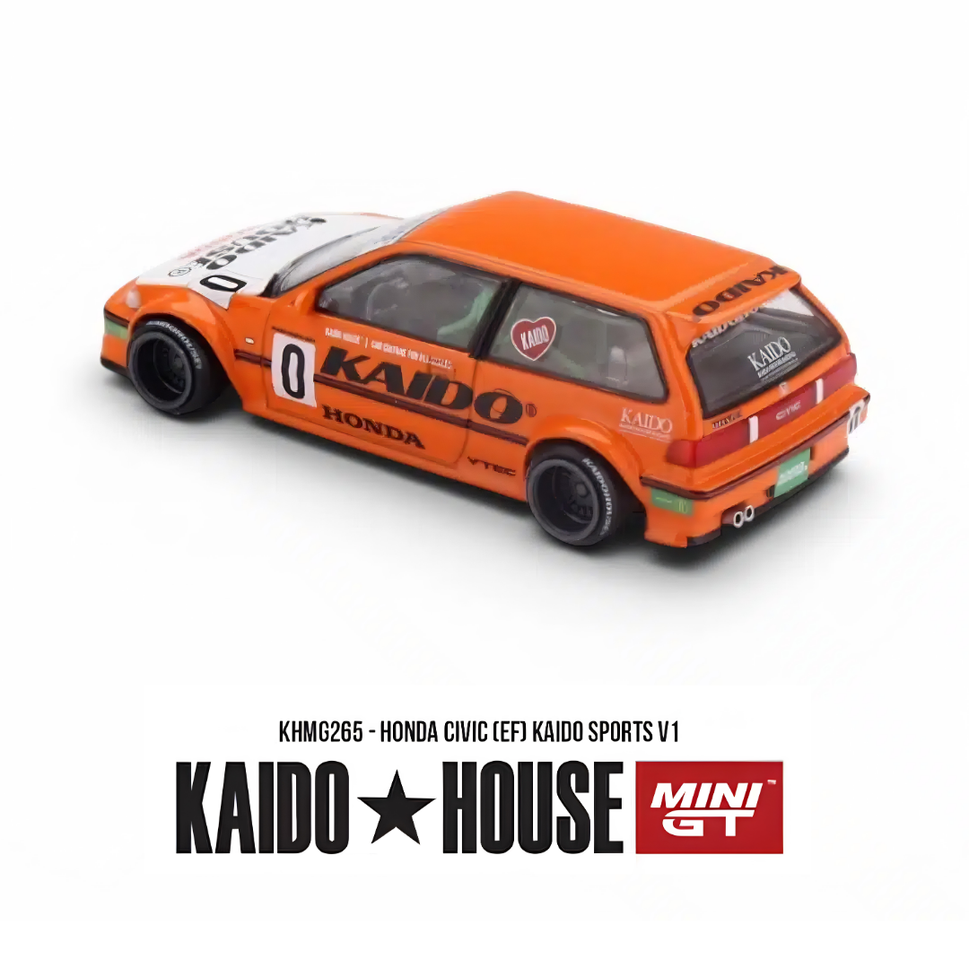 Honda Civic (EF) - Kaido Sports V1 - Mini GT x Kaido House (PRE ORDEN)